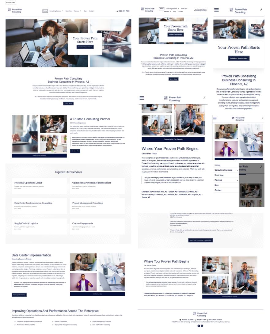 Proven Path Consulting Homepage